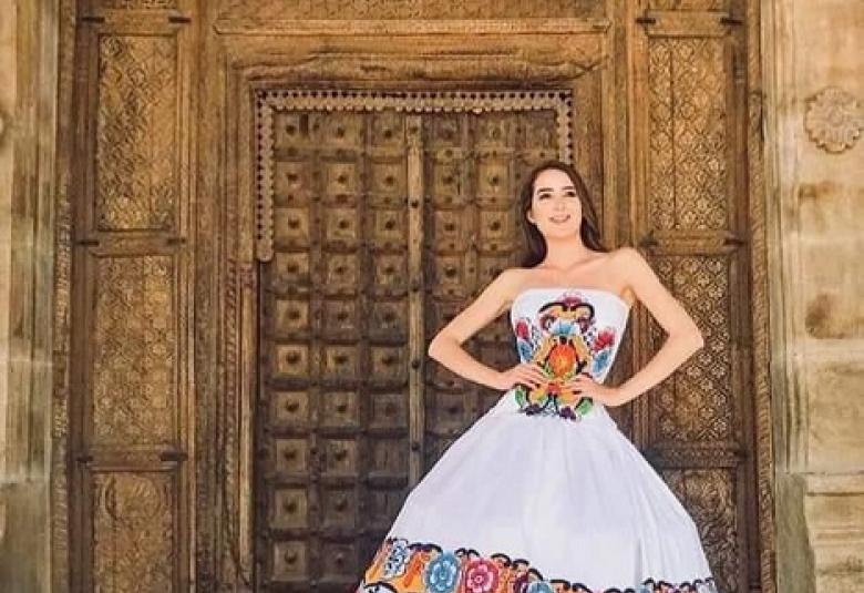 Vestidos pintados a online mano mexicanos